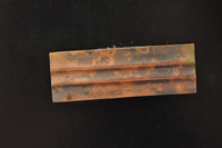 Copper Corrugated Brooch