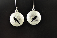 Fernbird Silver Earrings