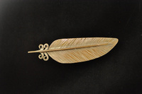  Kereru Feather Copper Brooch